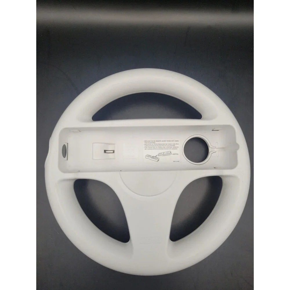 Official OEM Nintendo Mario Kart Steering Wheel for Wii & Wii U White
